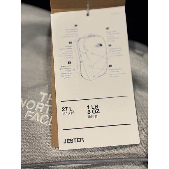 The North Face Kids Backpack in Light Gray main image 7